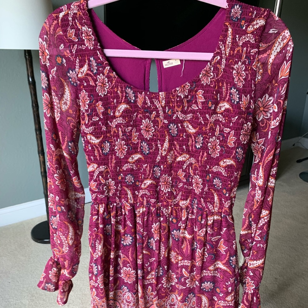 hollister long sleeve dress
